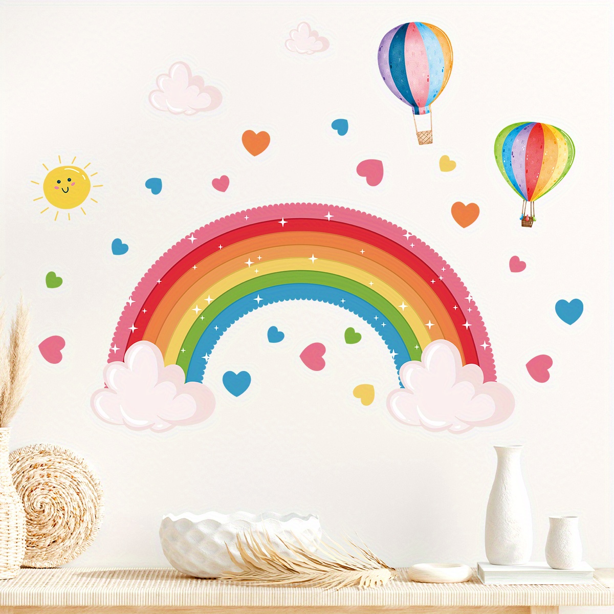 Cartoon Cute Rainbow Colorful  - Home Decor Y2K review and price
