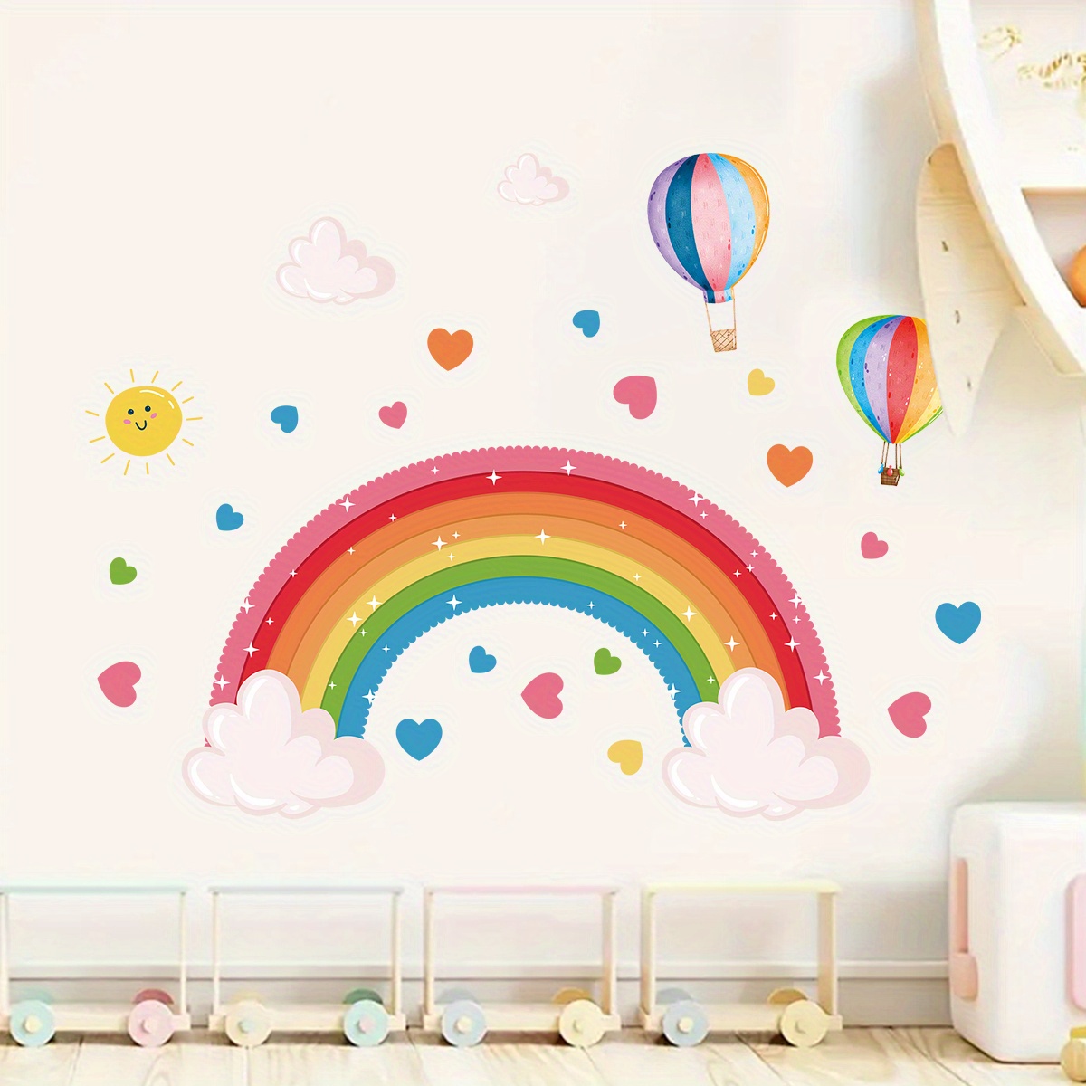 Cartoon Cute Rainbow Colorful  - Home Decor Y2K review and price