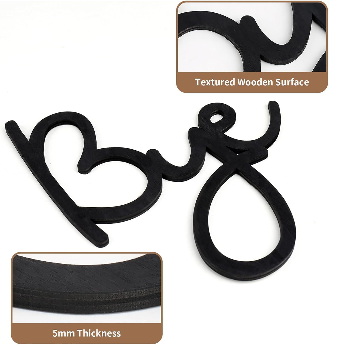 Love You Bye Wood Sign Home De - Home Decor Y2K review and price