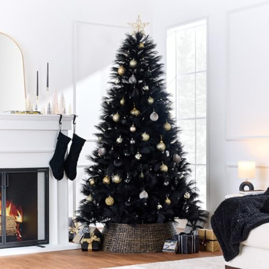 Christmas tree decor: artifici - Pampas Grass Decor review and price