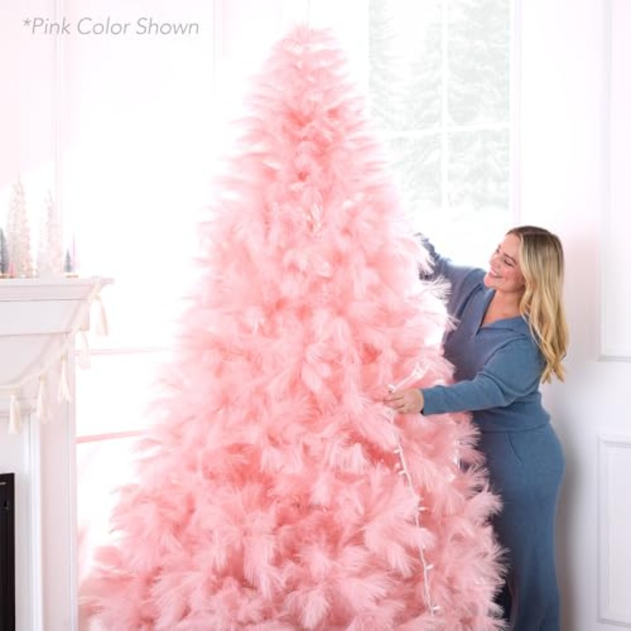 Christmas tree decor: artifici - Pampas Grass Decor review and price