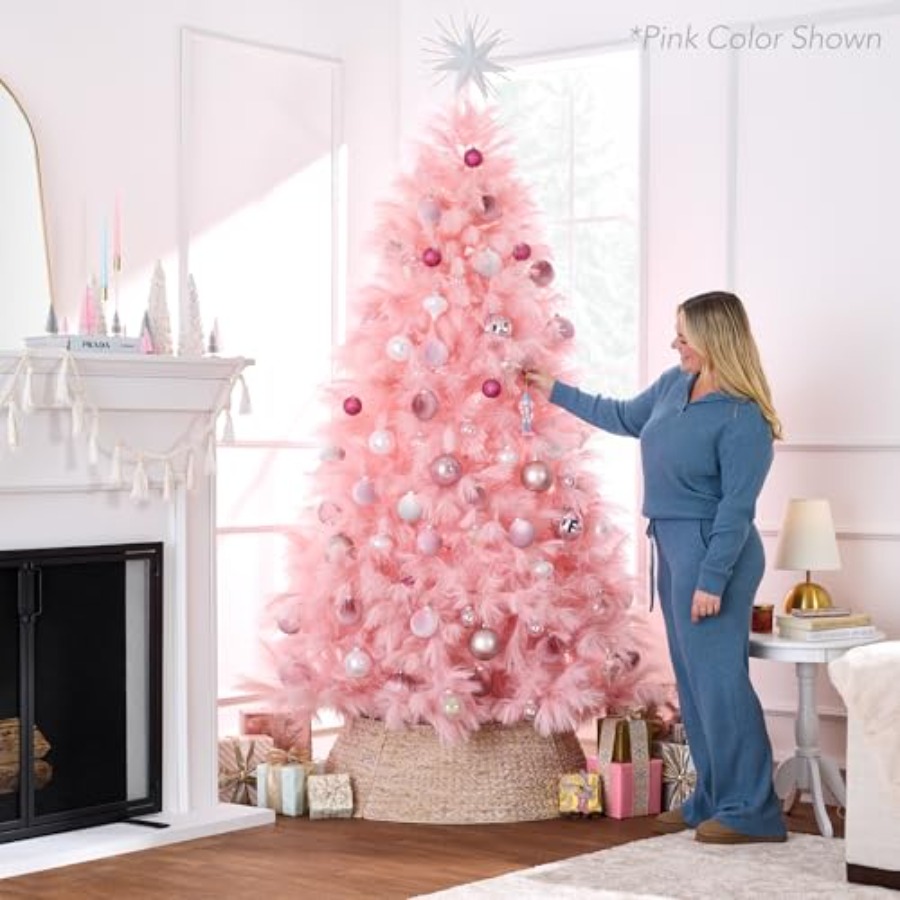 Christmas tree decor: artifici - Pampas Grass Decor review and price