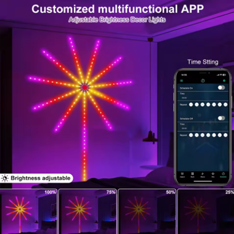 NEW DC5V USB RGBIC Firework Ne - Home Decor Free App review and price