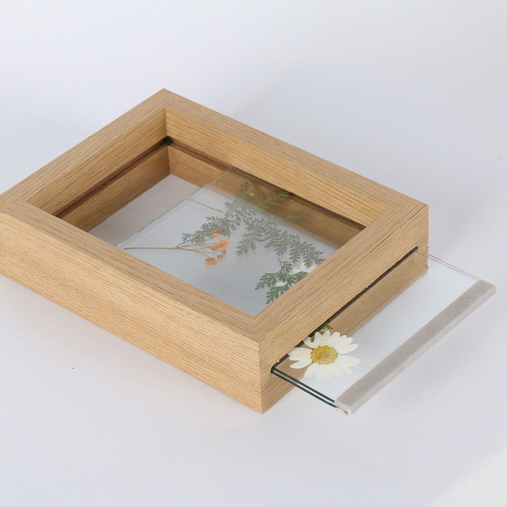Wooden Glass Leaf Specimen Fra - Bamboo Photo Frame review and price