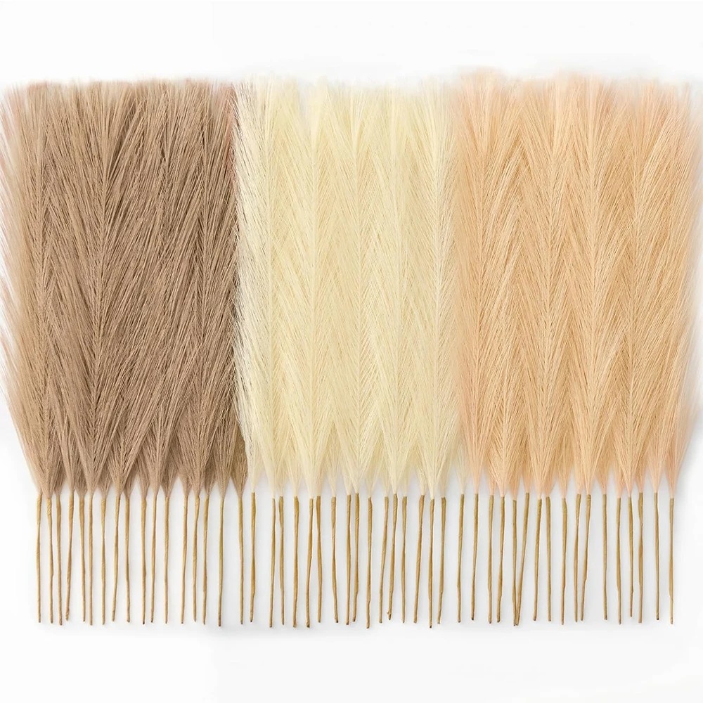 15Pcs Pampas Grass Realistic A - Pampas Grass Decor review and price
