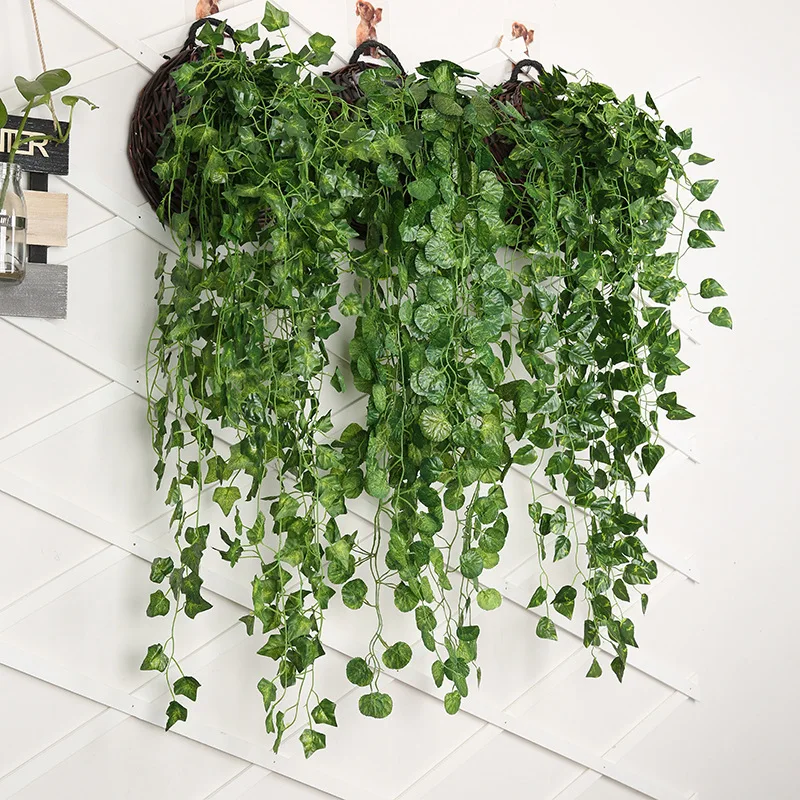 90cm Artificial Green Radish W - Rattan Plant Basket review and price