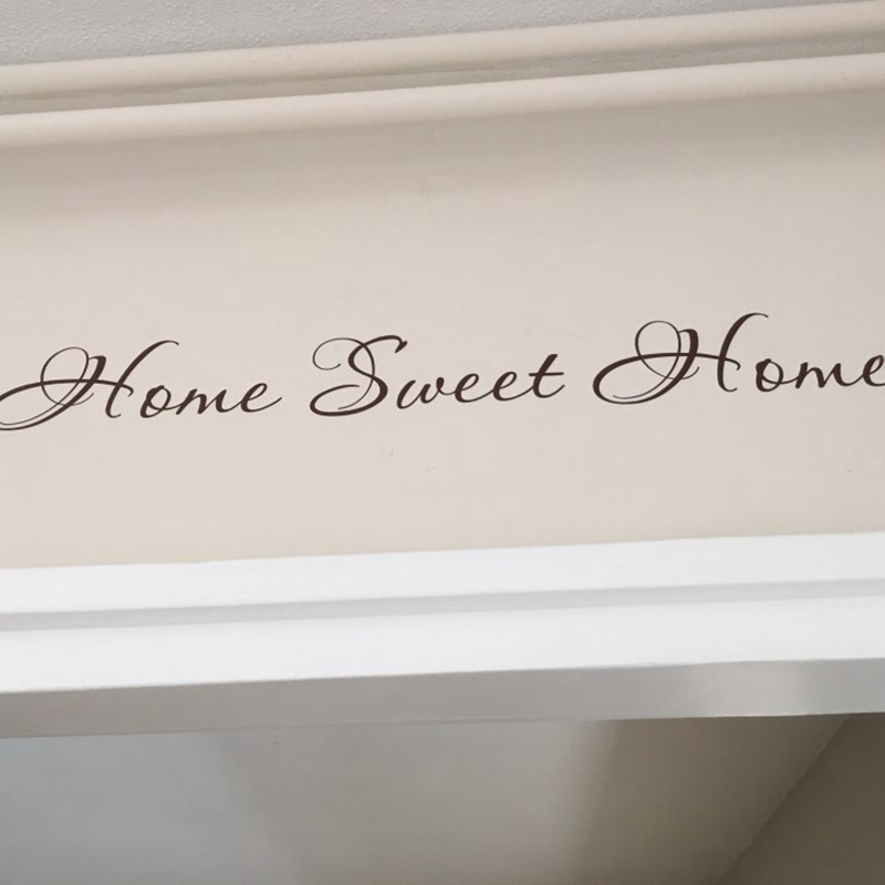 Sweet Home Quote Wall Stickers - Home Decor Y2K review and price