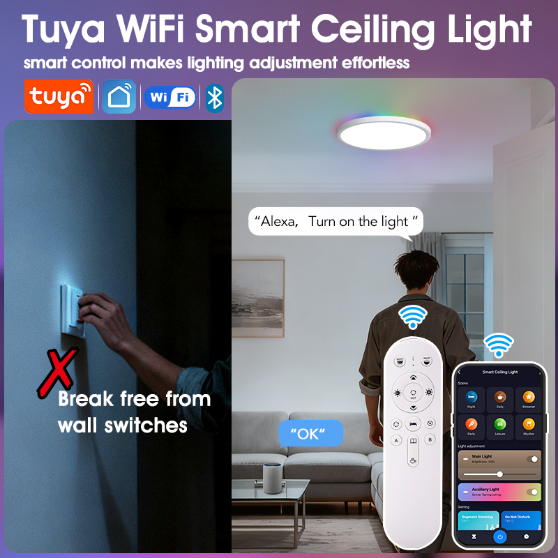 BENEWTON Tuya Smart WiFi Ceili - Home Decor Free App review and price