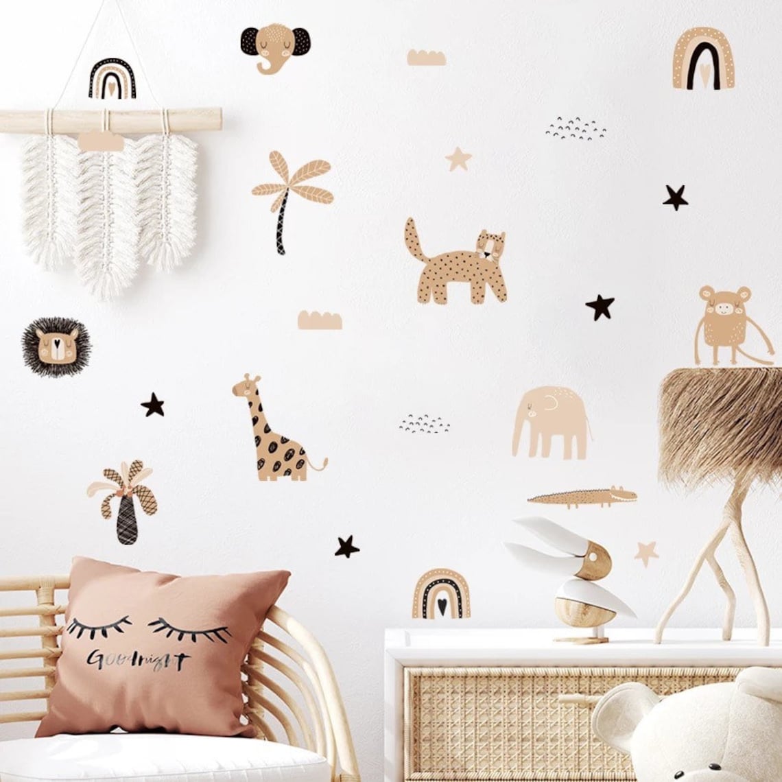 Boho Cartoon Rainbows Star Cut - Home Decor Y2K review and price